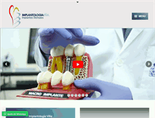 Tablet Screenshot of implantologiavina.cl